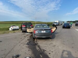 Two Sent to Hospital For Treatment Following Two-Vehicle Accident at